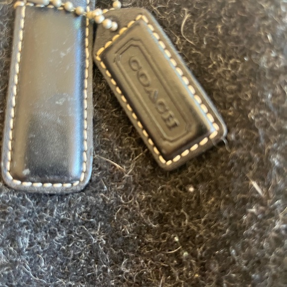 Coach Black Leather Bag with tags - Picture 2 of 6